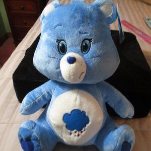 Plush Care Bear Grumpy Bear Sitting NWT